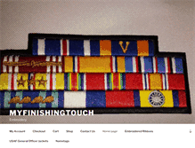 Tablet Screenshot of myfinishingtouch.com